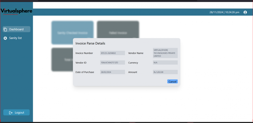 Invoice Management screenshot 2