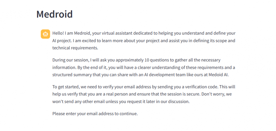 Medroid AI Assistant screenshot 1