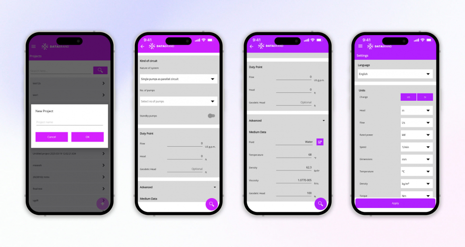 Migration of Pump Configuration App from Xamarin Native to .NET MAUI screenshot 1
