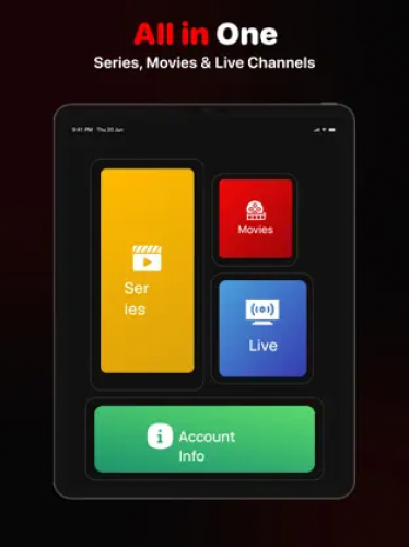 Vision IPTV Player – Smart TV screenshot 2