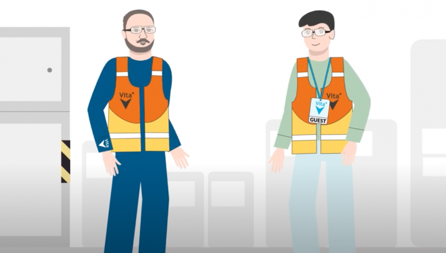 Vita Baltic safety training video screenshot 4