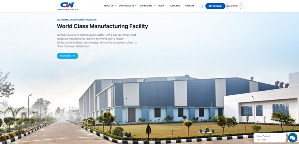 A Revolutionizing Digital Transformation of Carrier Wheels Pvt. Ltd. screenshot 1