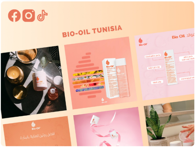 Branding & Social Media Strategy – Bio-Oil Tunisia screenshot 1