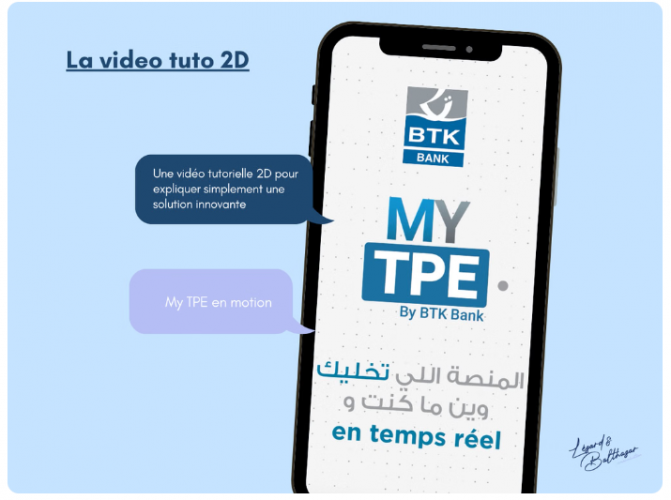 BTK Bank – Launch Assets for “My TPE” | Digital Product Communication & 2D Motion Design (Tunisia) screenshot 5