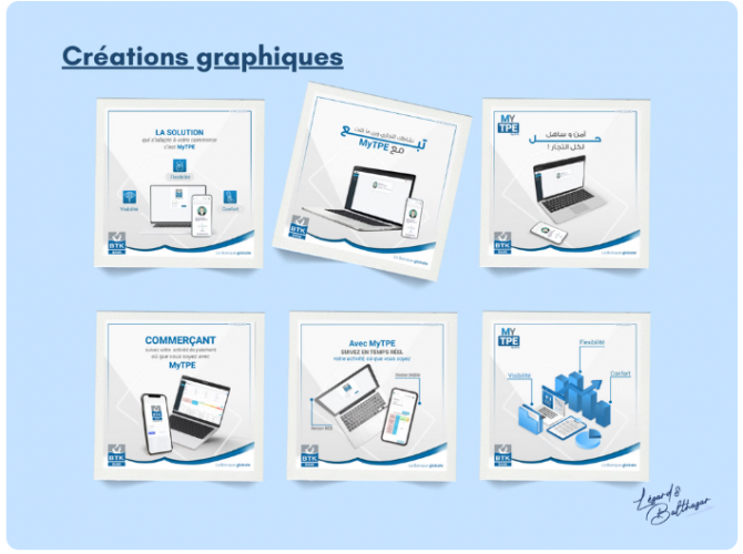 BTK Bank – Launch Assets for “My TPE” | Digital Product Communication & 2D Motion Design (Tunisia) screenshot 1