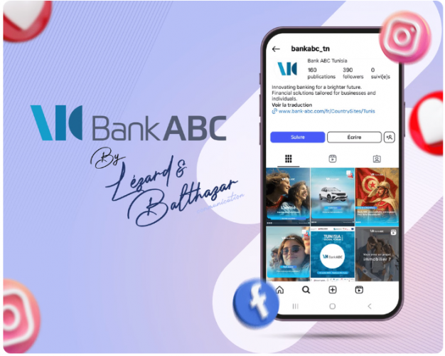 Bank ABC – Digital Strategy & Social Media Content by Lézard & Balthazar screenshot 2