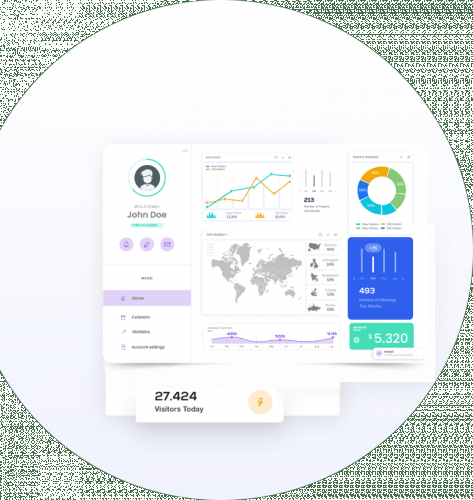 Digital Media Analytics and Dashboard screenshot 1
