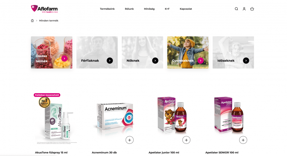 Aflofarm Shopify Store Design and Development screenshot 3