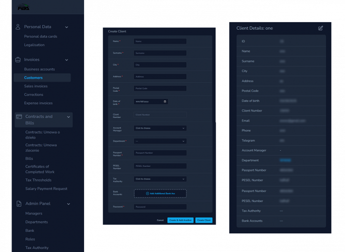 Custom CRM for Payroll, Contracts, and Compliance screenshot 2