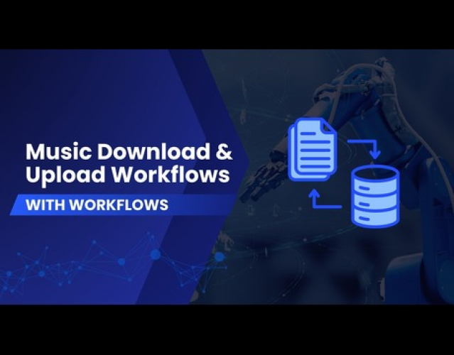 Music Download & Upload Workflows with Automation screenshot 1