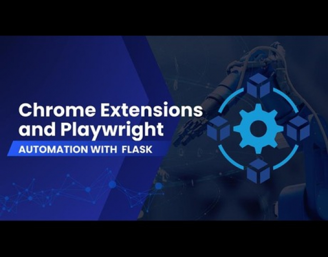 Chrome Extensions and Playwright Automation with Flask screenshot 1