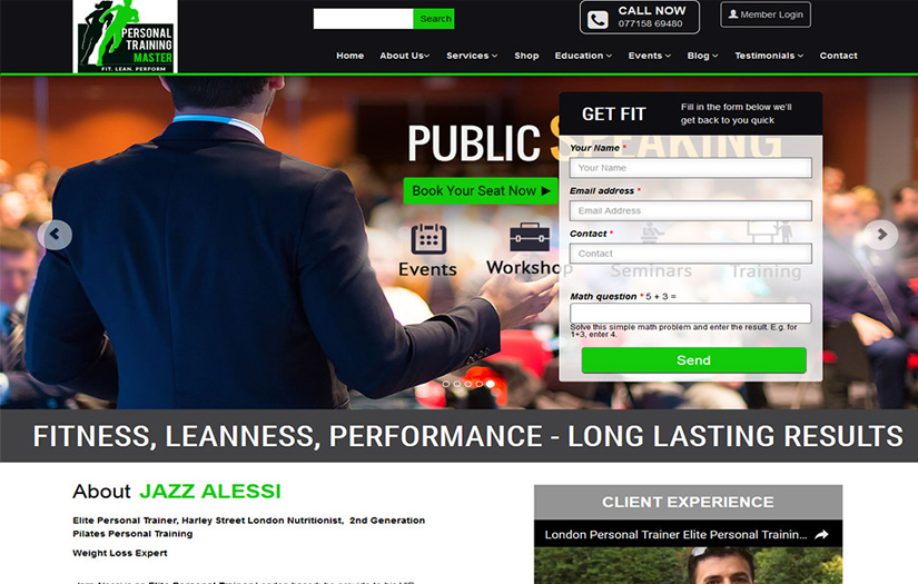 Health Planner Website in Drupal screenshot 1