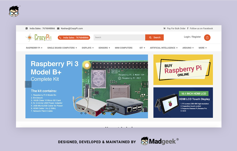 Retail Ecommerce Website Design & Development in India screenshot 1