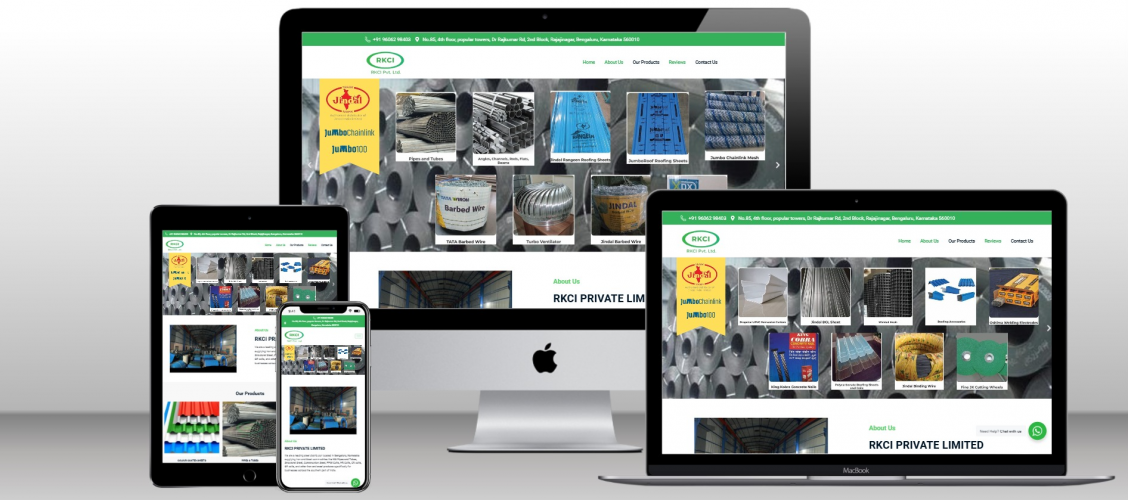 RKCI Pvt Ltd Business Website screenshot 1