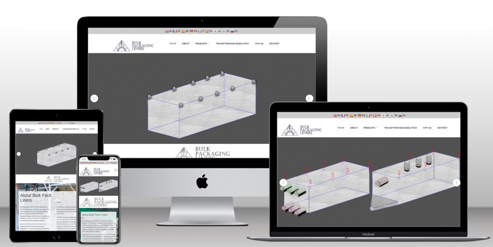 Bulk Packaging Liners Pvt Ltd Business Website screenshot 1