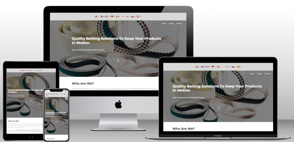 Winflex Business Website screenshot 1