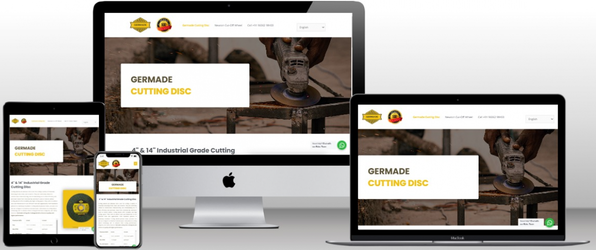 Germade Business Website screenshot 1
