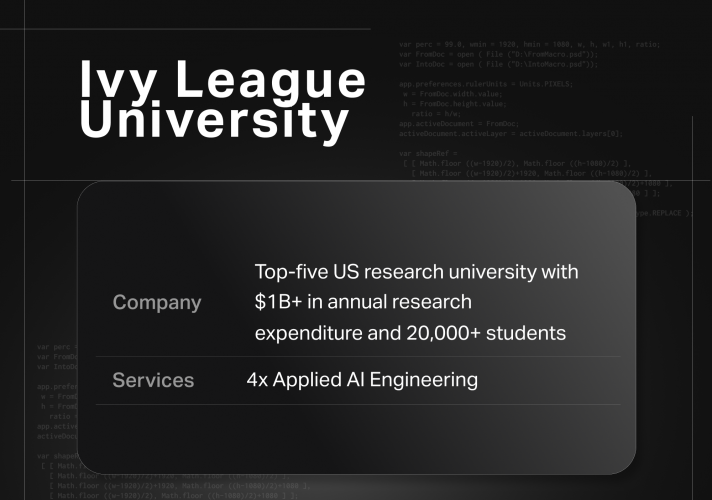 AI Engineering for Top-5 US University screenshot 1