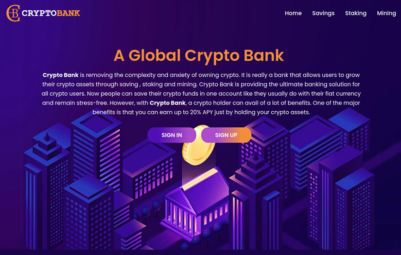 Crypto Bank is removing the complexity and anxiety of owning crypto. screenshot 1