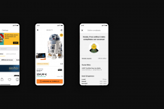 LEGO Ecommerce app with omnichannel functions