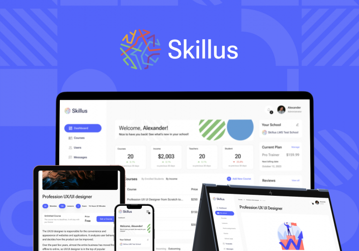  Skillus: EdTech SaaS Platform l LMS l CRM/ERP screenshot 1