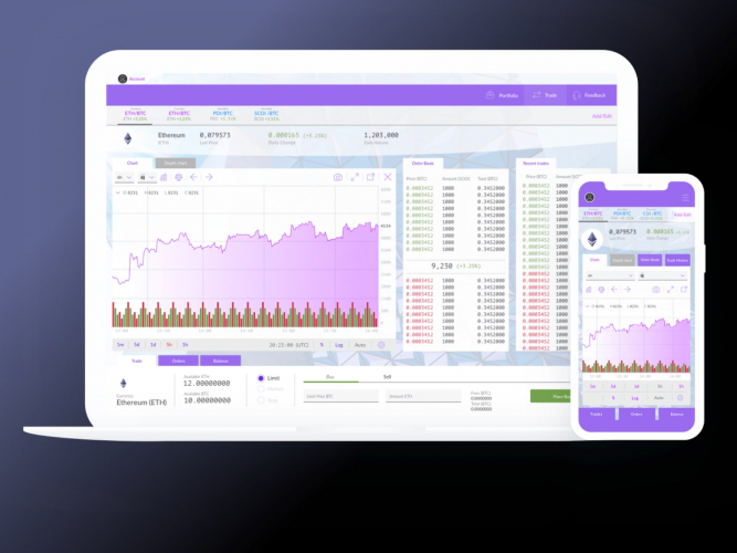 Crypto Trading Platform screenshot 1