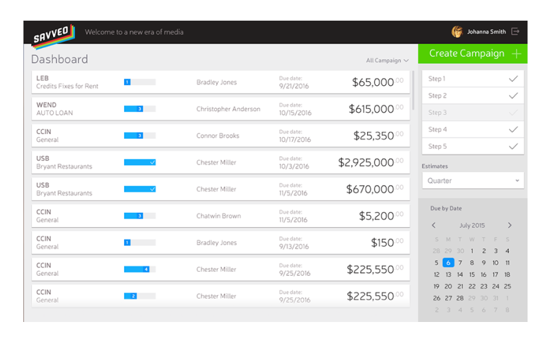 Savveo, Programmatic TV Advertising Exchange screenshot 3