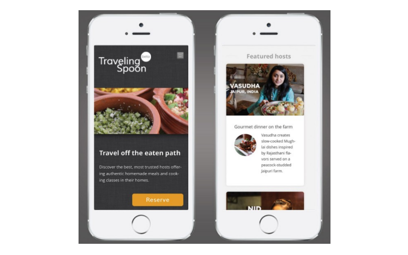 Traveling Spoon, Travel Industry Application screenshot 1