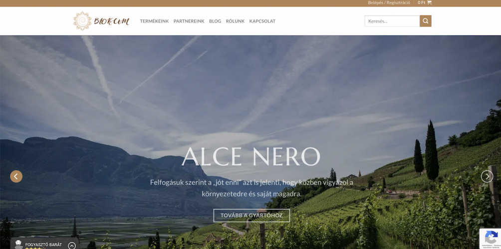 Biokum Website screenshot 1