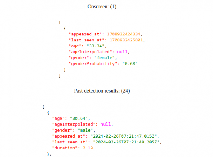 Camera Age/Gender Detection – Real-time age and gender detection using AI on browser screenshot 1