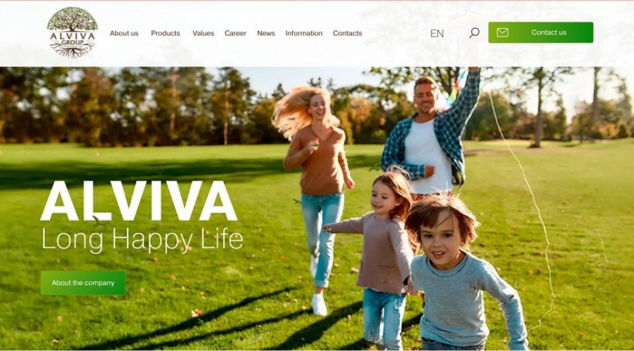 Business website for Alviva screenshot 5