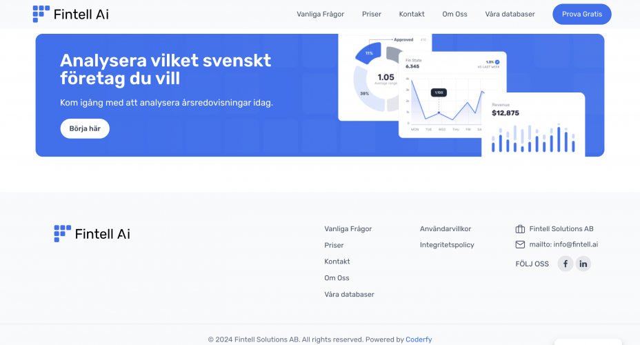 AI-Driven Financial Analysis Platform for Fintell. screenshot 1
