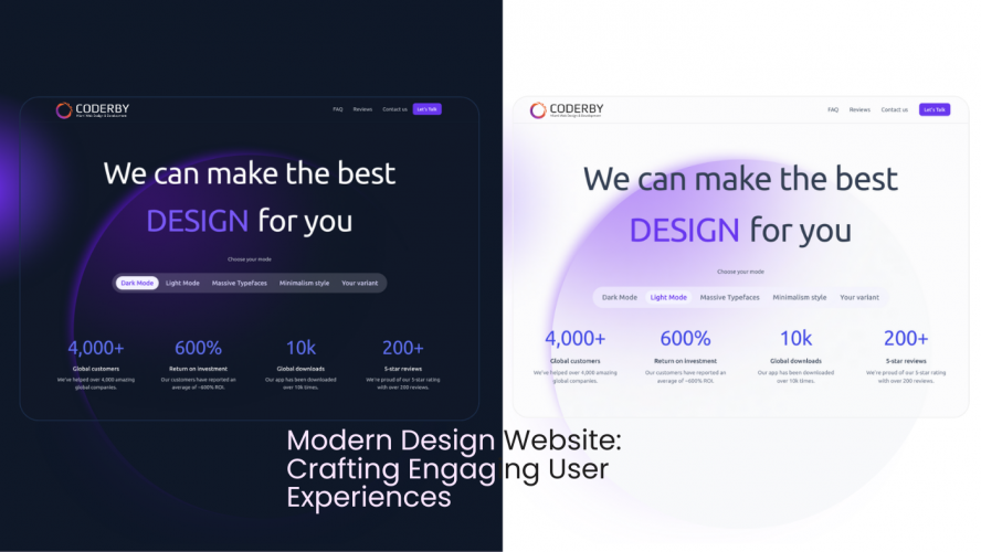 4 styles of web design screenshot 1
