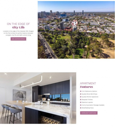 A boutique apartment complex in the heart of Adelaide screenshot 1