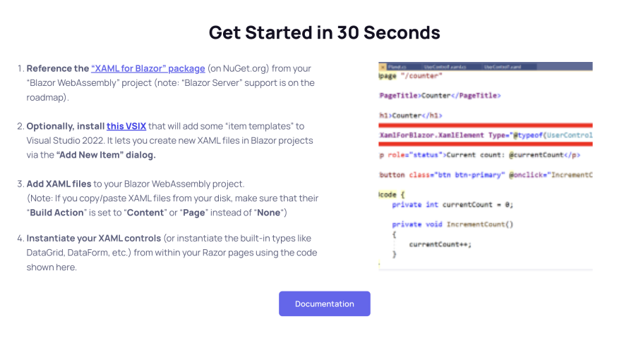 XAML for Blazor – Integrating XAML Expertise screenshot 3