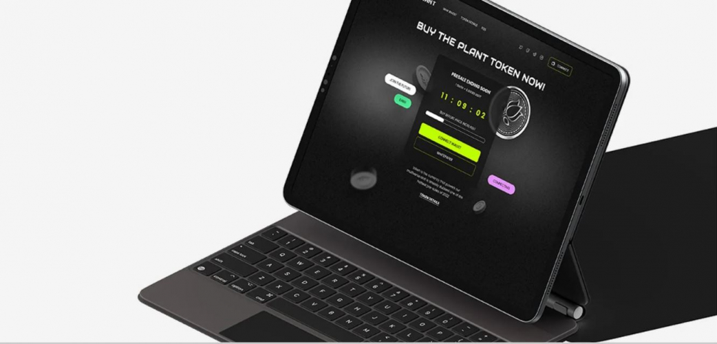 Website for presale  cryptocurrencies  screenshot 2