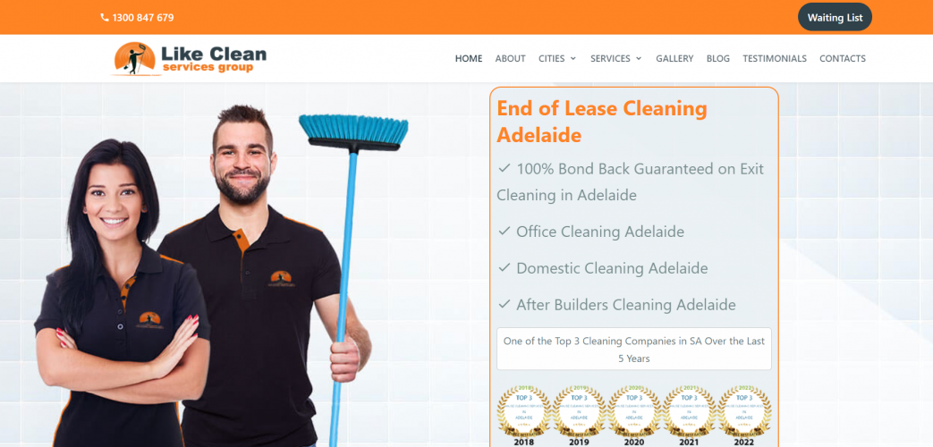 Likecleaning (End-of-Lease Cleaning) screenshot 1