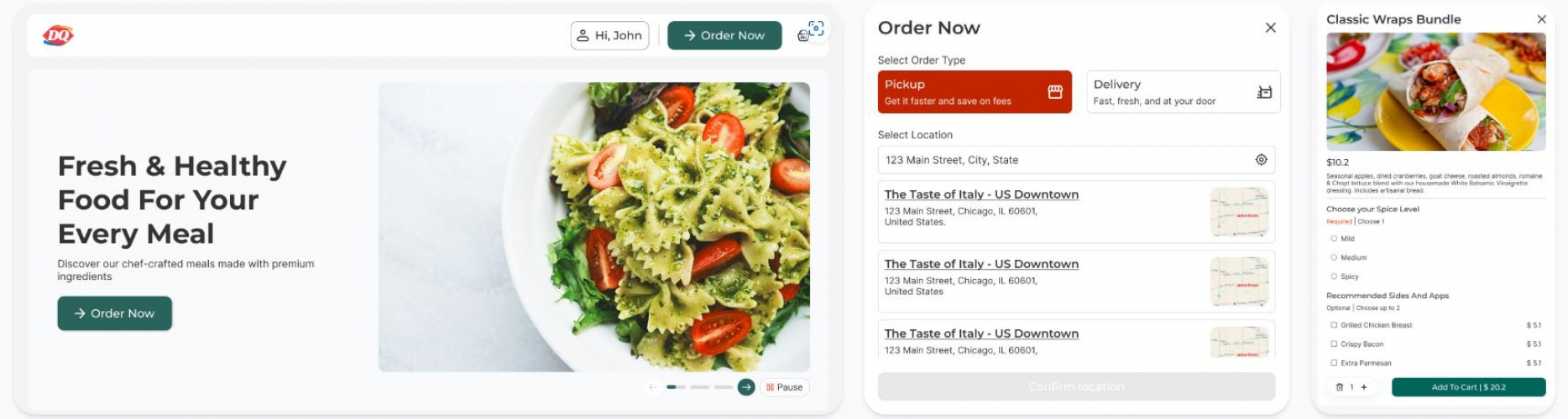 Restaurant online ordering SaaS screenshot 3