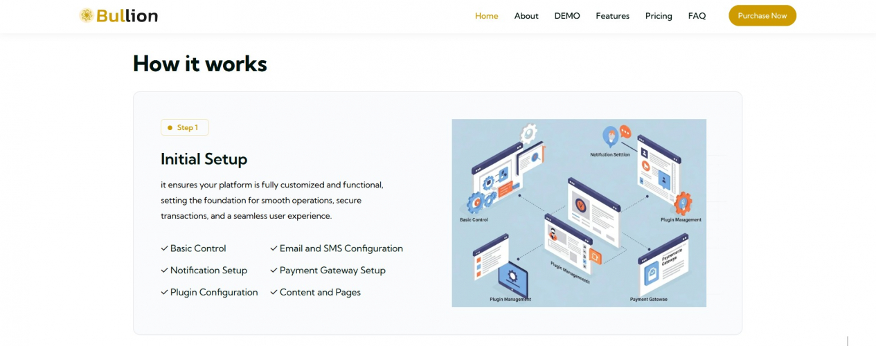Bullion - Gold HYIP Investment And Ecommerce Application screenshot 1