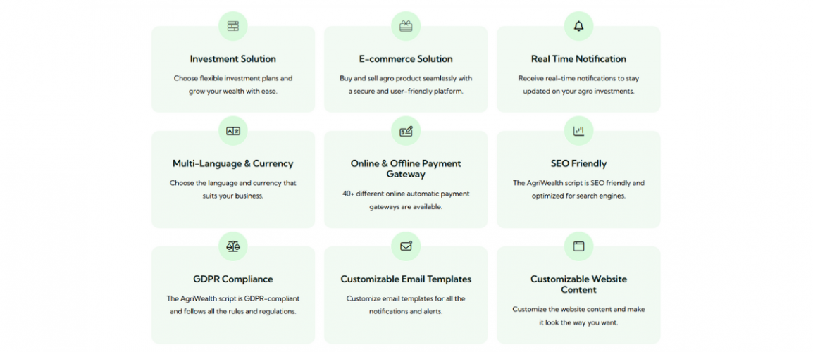 AgriWealth - Agricultural HYIP Investment Mobile Application (Android, iOS) screenshot 1