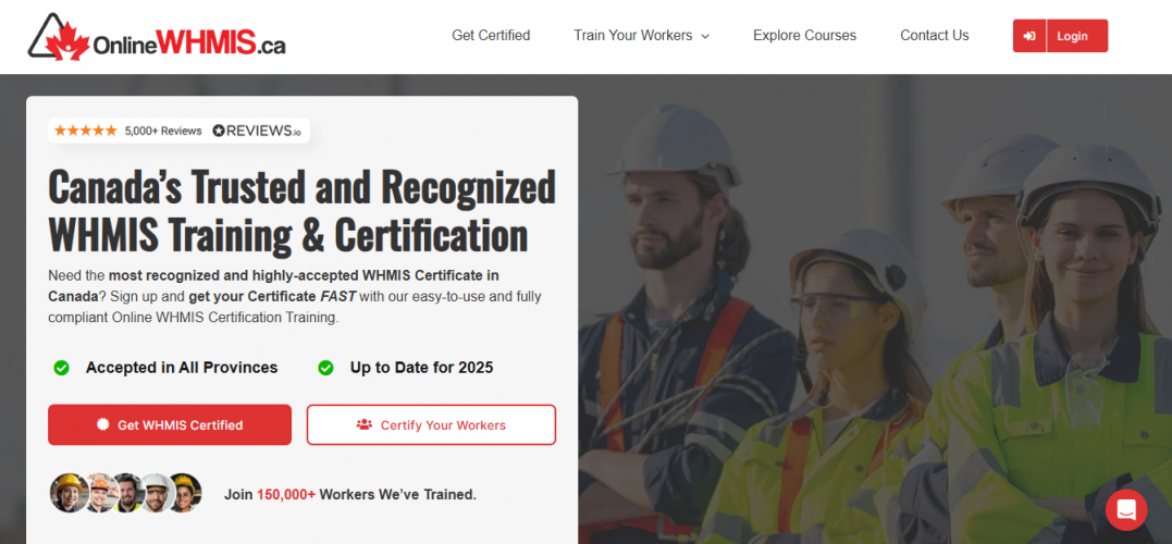 onlinewhmis screenshot 1