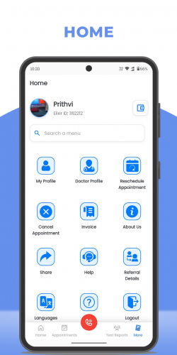 Elixir Patient App screenshot 2