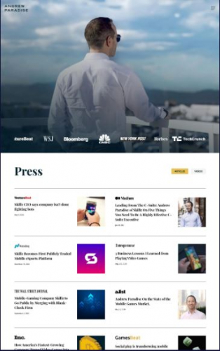 Andrew Paradise screenshot 1