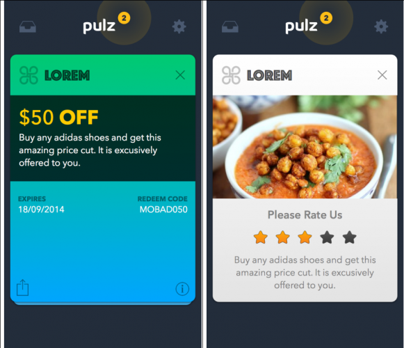 PULZ – iBEACON MOBILE APPLICATION & WEB INTERFACE screenshot 2