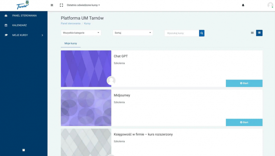 TARNÓW CITY OFFICE - TRAINING PLATFORM screenshot 1