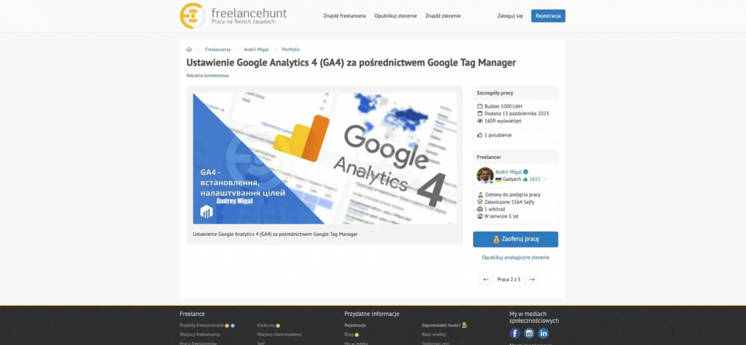 PLATFROM FREELANCEHUNT screenshot 1
