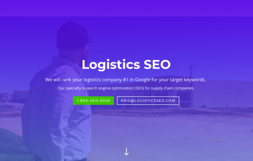Logistics SEO screenshot 1