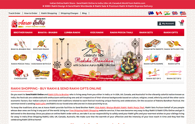 Aarav Rakhis (Rakhiz.com) Website Development Project screenshot 1