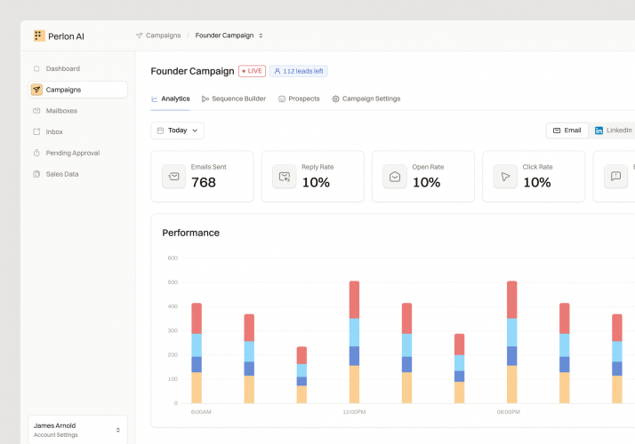 Enhancing Perlon AI’s user experience for sales success screenshot 2