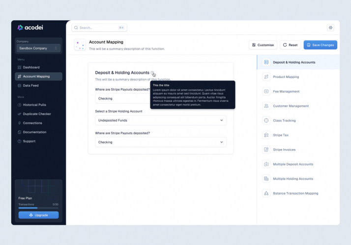 A complete transformation of Acodei’s interface design and user experience screenshot 1